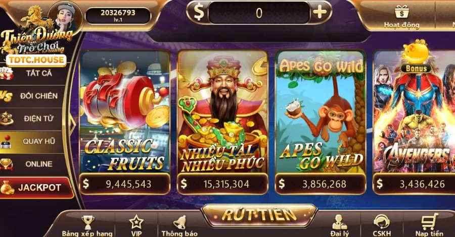 Slot game nổ hũ Bong Vip